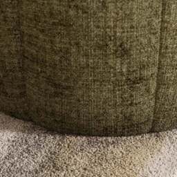 Pumpkin Distressed Chenille Footstool - thumbnail 2