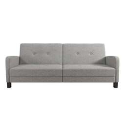 Boston Linen Grey Double Sofa Bed - thumbnail 5