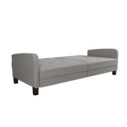 Boston Linen Grey Double Sofa Bed - thumbnail 4