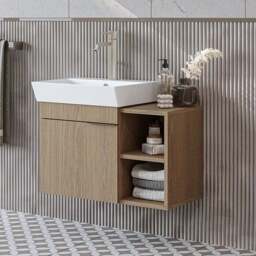 Likya Vanity Unit with Open Shelving - thumbnail 3