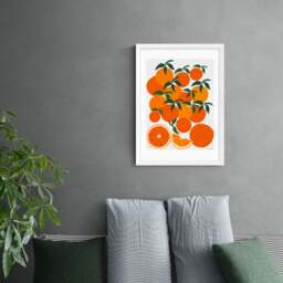 East End Prints Orange Harvest Print - thumbnail 1