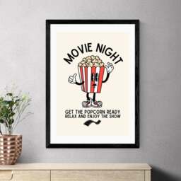 East End Prints Movie Night Popcorn by Mother & Sun Studio - thumbnail 1