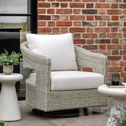 Cedar & Sage Forio Outdoor Swivel Chair - thumbnail 4