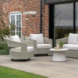 Cedar & Sage Forio Outdoor Swivel Chair - thumbnail 1