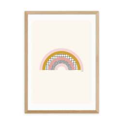 East End Prints Graphic Rainbow Print - thumbnail 2