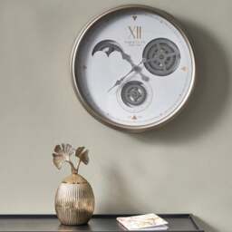 Metal Cog Wall Clock - thumbnail 1