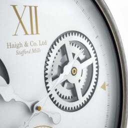 Metal Cog Wall Clock - thumbnail 3