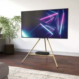 "AVF Tiga Freestanding Metal Tripod TV Stand for TVs up to 65"""