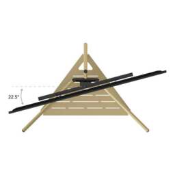"AVF Tiga Freestanding Metal Tripod TV Stand for TVs up to 65""" - thumbnail 5