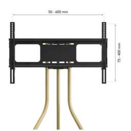 "AVF Tiga Freestanding Metal Tripod TV Stand for TVs up to 65""" - thumbnail 4