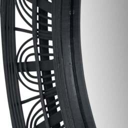 Bamboo Frame Round Wall Mirror - thumbnail 2