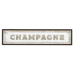 Cedar and Sage Antique Printed Champagne Wall Mirror