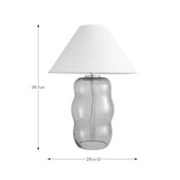 Phoebe Abstract Glass Table Lamp - thumbnail 6