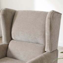 Levi Chenille Wing Chair - thumbnail 2