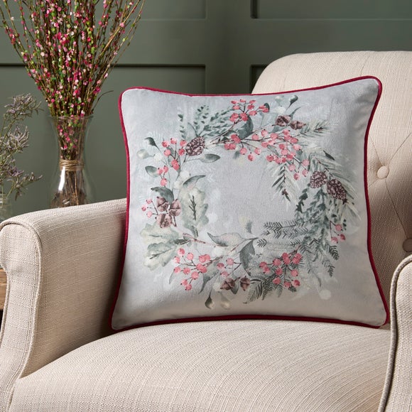 Winter Sprigs Square Cushion - image 1