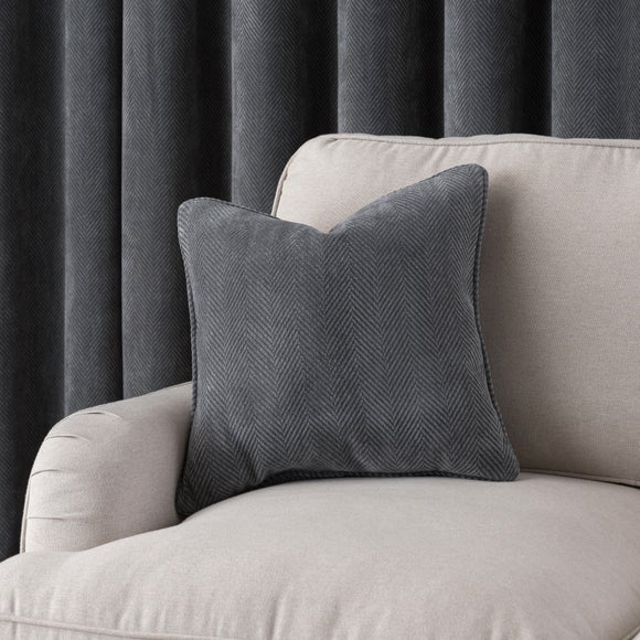 Soft Chenille Herringbone Cushion - image 1