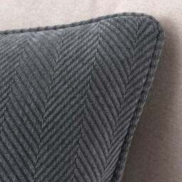 Soft Chenille Herringbone Cushion - thumbnail 2
