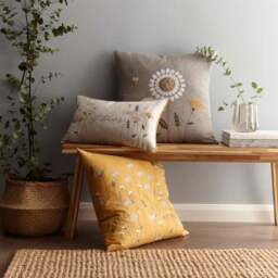 Scandi Floral Cushion - thumbnail 5