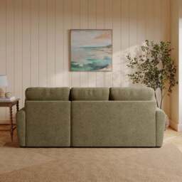 Milton Soft Chenille Corner Chaise Sofa - thumbnail 2