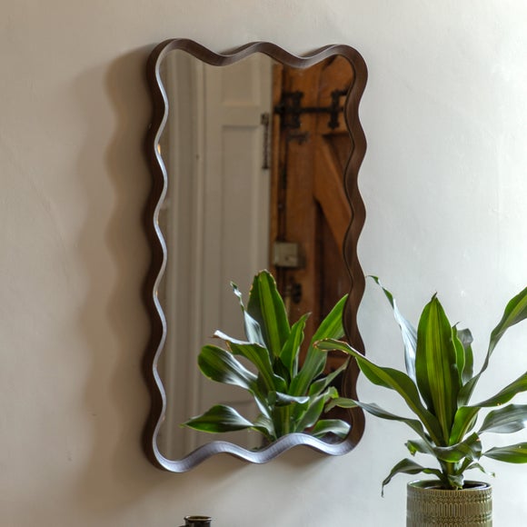 Cedar and Sage Willow Rectangle Wall Mirror - image 1