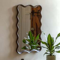 Cedar and Sage Willow Rectangle Wall Mirror - thumbnail 1