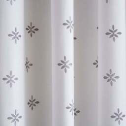Zarah Motif 100% Cotton Eyelet Blackout Curtains - thumbnail 3