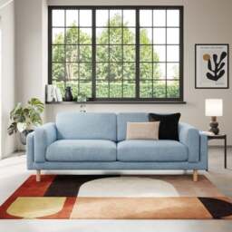 Newton Chunky Tonal Weave 4 Seater Sofa - thumbnail 1