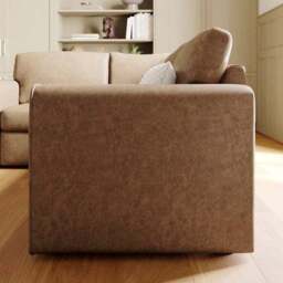 Abel Arizona Faux Leather Corner Sofa - thumbnail 3