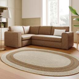 Abel Arizona Faux Leather Corner Sofa