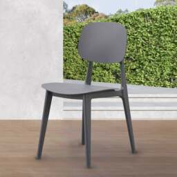 Fusion Living Oslo Plastic Dining Chair - thumbnail 1