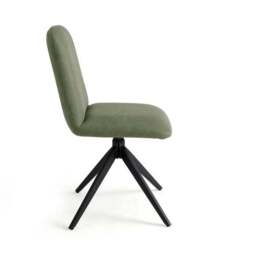Loki Set of 2 Dining Chairs, Faux Leather - thumbnail 6