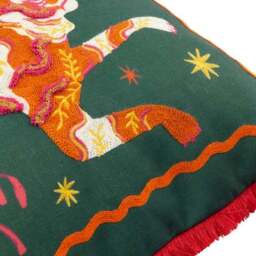 Furn. Les Animaux Tigeress Tufted Square Cushion - thumbnail 5