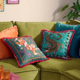 Furn. Les Animaux Tigeress Tufted Square Cushion - thumbnail 6