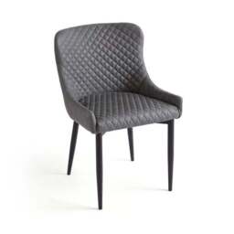 Set of 2 Montreal Dining Chairs, Faux Leather - thumbnail 6
