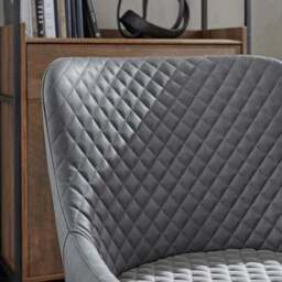 Set of 2 Montreal Dining Chairs, Faux Leather - thumbnail 4