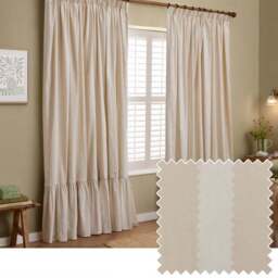 Furn. Birdie Stripe Pencil Pleat Curtains - thumbnail 5