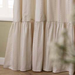 Furn. Birdie Stripe Pencil Pleat Curtains - thumbnail 2