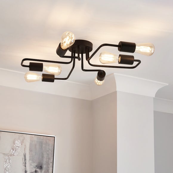 Kacy 6 Light Semi Flush Ceiling Light - image 1