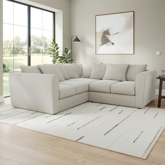 Blake Soft Texture Chenille Large Corner Sofa - image 1