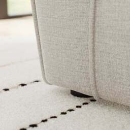 Blake Soft Texture Chenille Large Corner Sofa - thumbnail 4