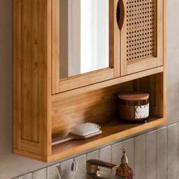 Avani Wall Cabinet, Bamboo - thumbnail 3