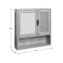 Avani Wall Cabinet, Bamboo - thumbnail 6