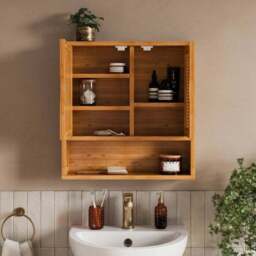 Avani Wall Cabinet, Bamboo - thumbnail 2