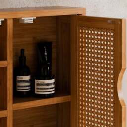 Avani Wall Cabinet, Bamboo - thumbnail 4
