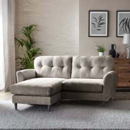 Sven Chunky Chenille Reversible Corner Chaise Sofa - thumbnail 3