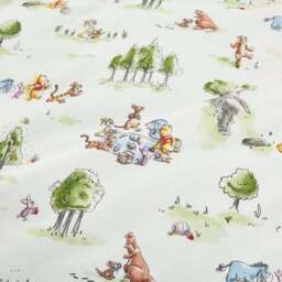 Disney Winnie the Pooh Watercolour Cotton Duvet Cover and Pillowcase Set - thumbnail 4