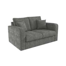 Carson Deep Sit Chunky Chenille Luxury 2 Seater Double Sofa Bed - thumbnail 3