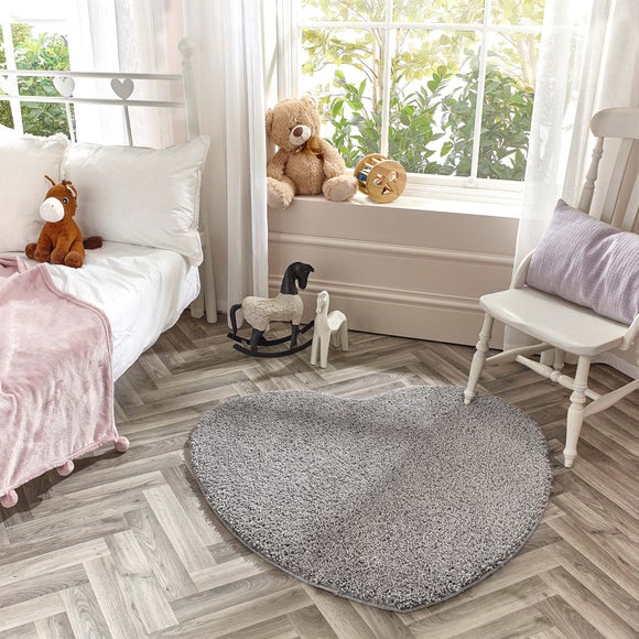 Marvel Heart Shaggy Washable Rug - image 1