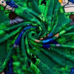 Minecraft Levels Fleece Blanket 100cm x 150cm - thumbnail 2