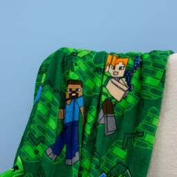 Minecraft Levels Fleece Blanket 100cm x 150cm - thumbnail 4